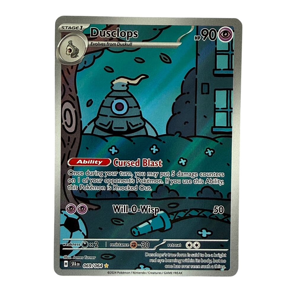 Pokémon TCG Dusclops 069/064 Shrouded Fable 2024 Holo Illustration Rare NM-MT